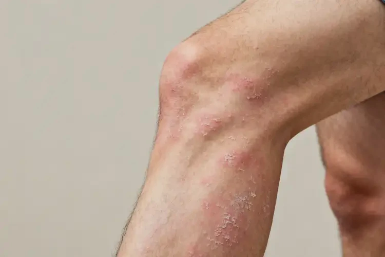 男人小腿有濕疹能徹底自愈嗎(圖1)