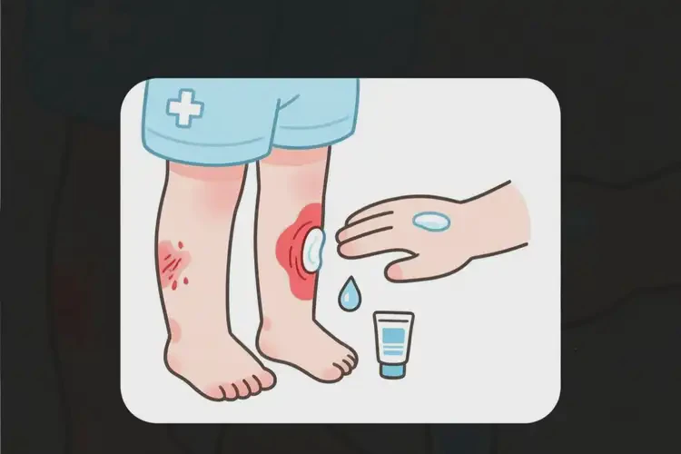 孩子小腿上起濕疹能夠徹底治愈嗎(圖4)