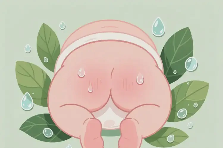 寶寶屁股上偶爾長濕疹可不可以徹底自愈(圖1)