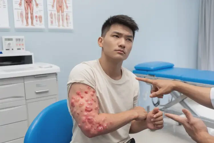 青年人手臂经常起湿疹能彻底自愈吗(图4)