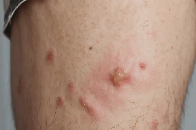 男性大腿上經(jīng)常起濕疹不管它會(huì)自己痊愈嗎(圖4)