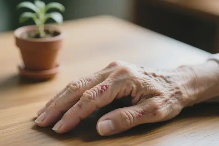 老年人手上偶爾長濕疹能徹底自愈嗎(圖3)