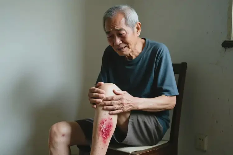 老人全身出現(xiàn)濕疹不管它會(huì)自己自愈嗎(圖2)