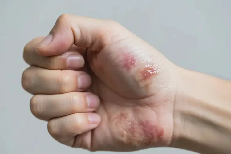 男生手上起濕疹能徹底自愈嗎(圖1)