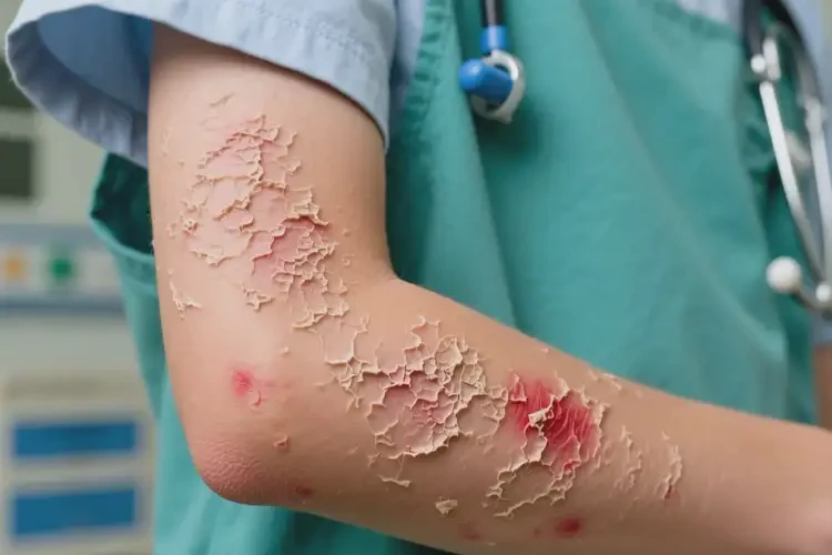 青少年手臂出现湿疹不管它会自己好吗(图2)