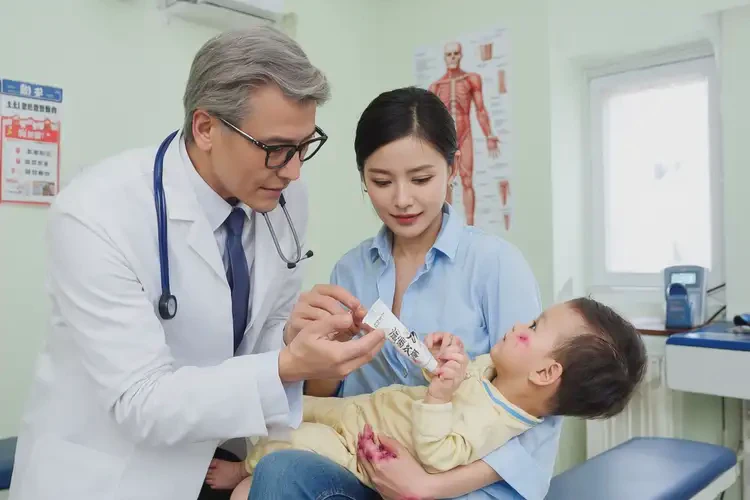 幼兒脖子出濕疹不管它會自己好嗎