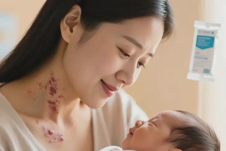 產(chǎn)婦脖子起濕疹能夠徹底治愈嗎(圖2)