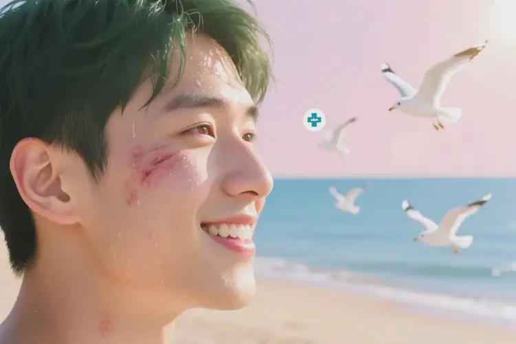 青年人臉上容易長濕疹不管它會自己自愈嗎(圖3)