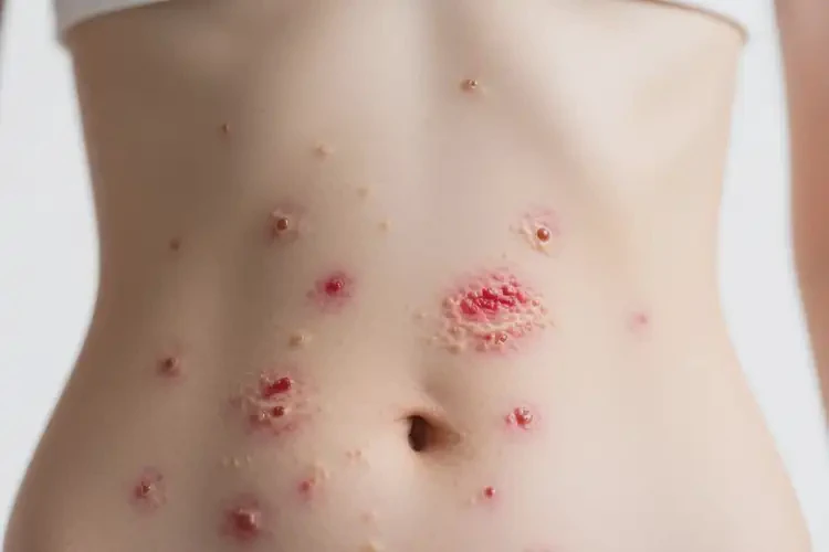 女生肚子上容易長濕疹能徹底自愈嗎(圖1)