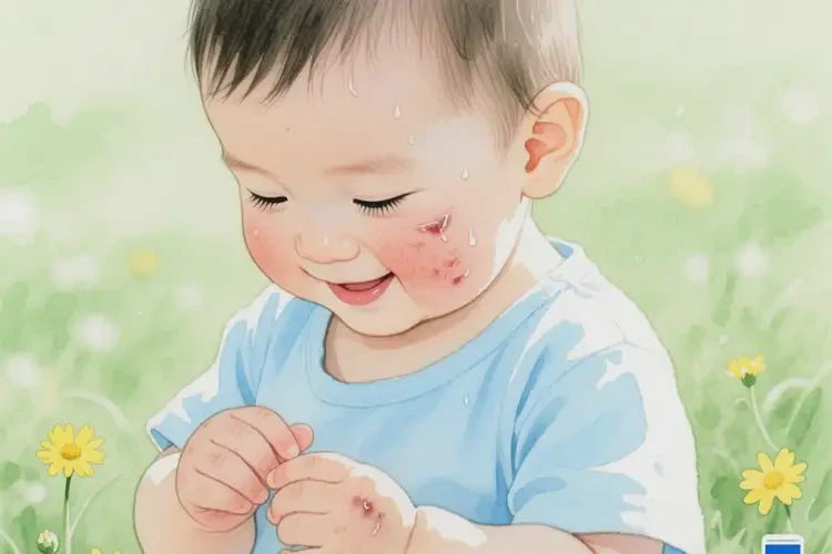 幼兒臉上容易起濕疹不管它會自己好嗎(圖2)