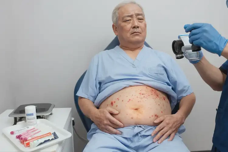 老年人肚子上容易长湿疹不管它会自己好吗(图4)