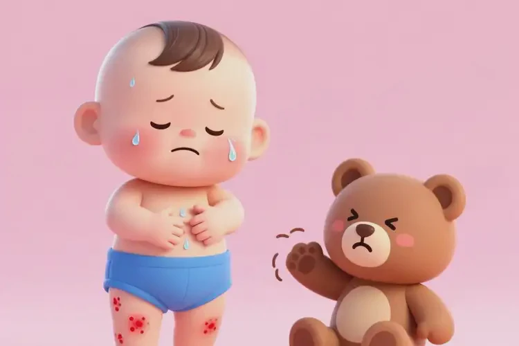 小孩大腿上偶尔长湿疹能够彻底治愈吗(图1)