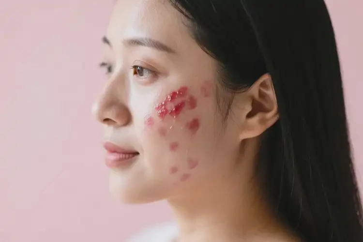 產(chǎn)婦面部起濕疹不管它會自己好嗎(圖1)