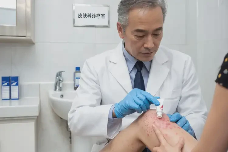 男人小腿上有濕疹不管它會自己好嗎(圖3)