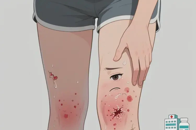 青年人大腿上經(jīng)常起濕疹能不能徹底自愈(圖2)