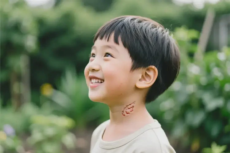 小孩脖子上經(jīng)常起濕疹不管它會自己痊愈嗎(圖1)