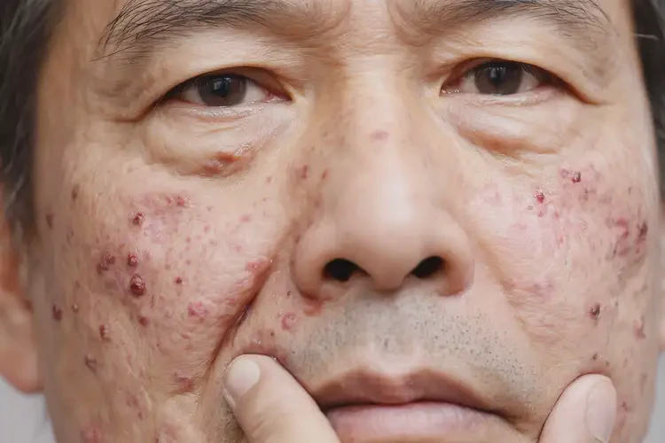 男人面部偶爾長濕疹不管它會自己自愈嗎(圖3)