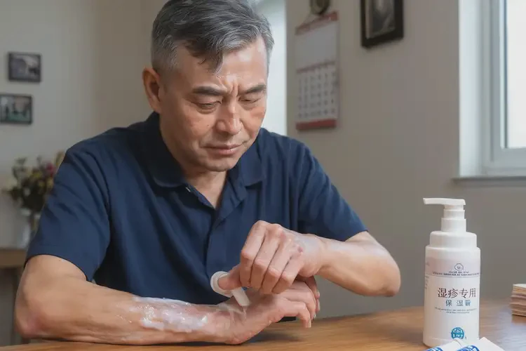 男生手上有濕疹不管它會(huì)自己痊愈嗎(圖1)