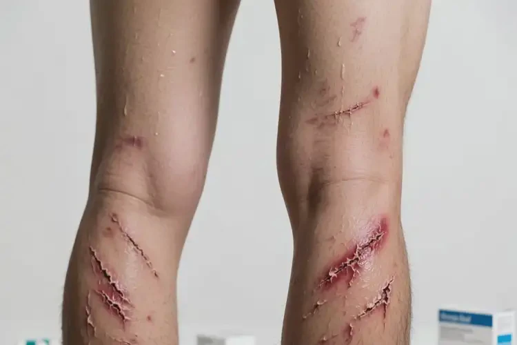 男性大腿起濕疹不管它會自己好嗎(圖1)