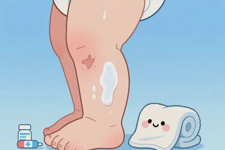 寶寶小腿偶爾起濕疹能夠徹底治愈嗎(圖2)