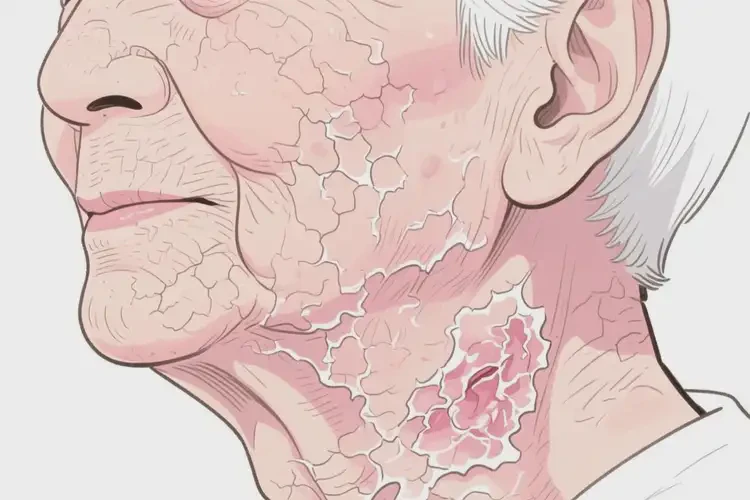 老年人脖子上容易長濕疹不管它會自己自愈嗎(圖1)