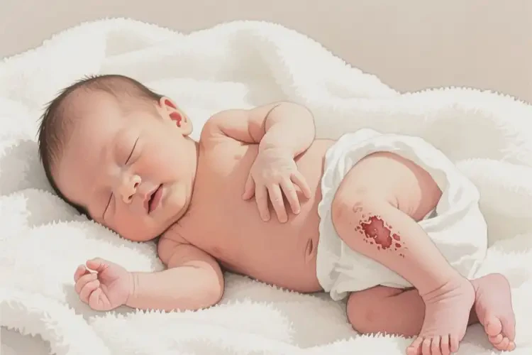 新生兒大腿上長濕疹不管它會自己好嗎(圖3)