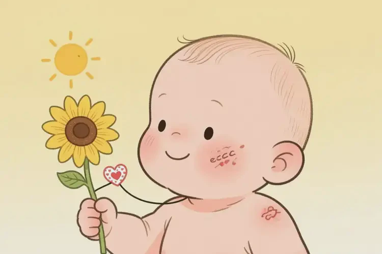 嬰兒全身偶爾起濕疹可不可以徹底自愈(圖3)