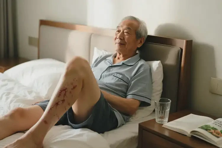 老年人小腿上經(jīng)常起濕疹可不可以徹底自愈(圖2)