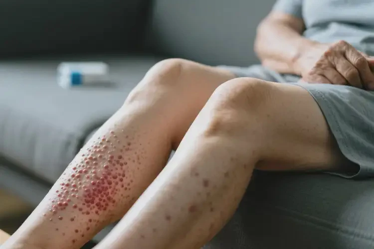 老年人大腿起濕疹可以徹底自愈嗎(圖3)