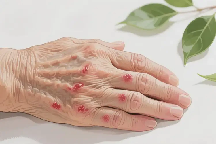 老年人手上偶爾長濕疹能徹底自愈嗎(圖4)