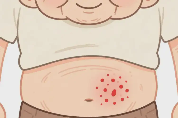 老人肚子容易起濕疹能靠自己自愈嗎(圖1)