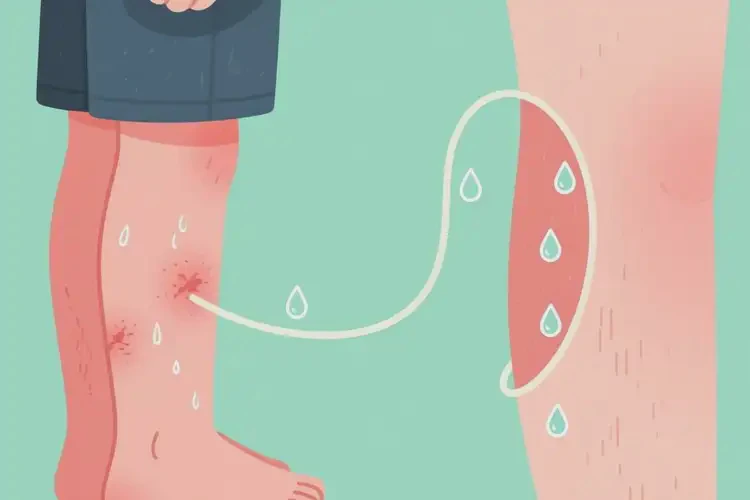 男生身上起湿疹不管它会自己好吗(图1)