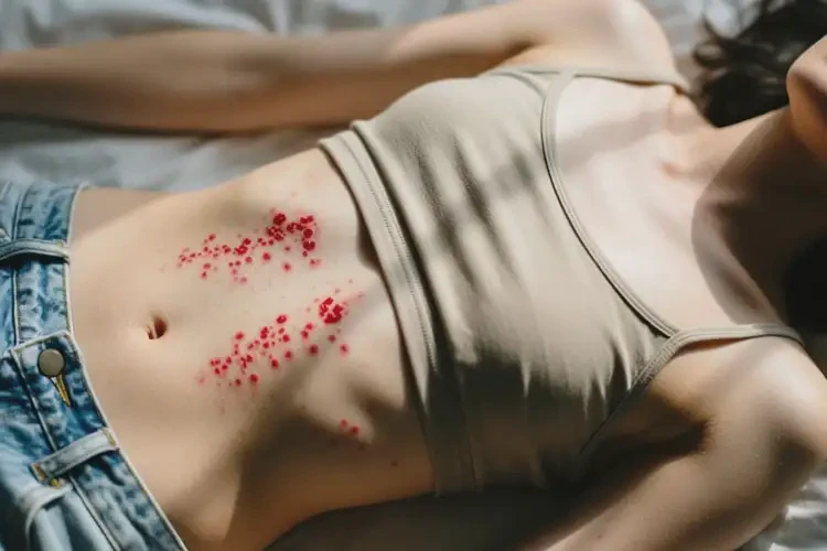 女人肚子上有湿疹可不可以彻底自愈(图2)