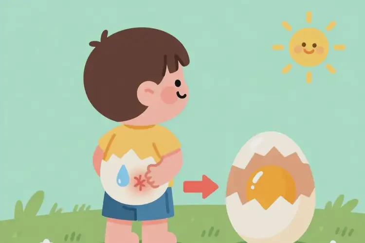 兒童屁股上長(zhǎng)濕疹不管它會(huì)自己好嗎(圖1)