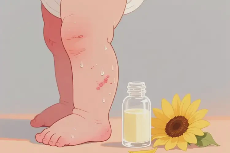 小兒全身偶爾起濕疹可以徹底自愈嗎(圖1)