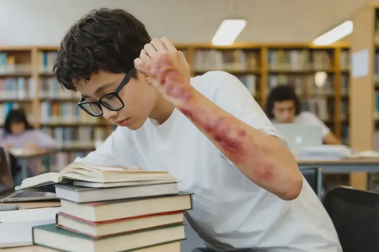 大學(xué)生手臂上經(jīng)常起濕疹能徹底自愈嗎(圖4)