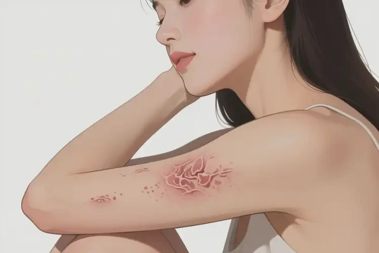 女人手臂有濕疹可以徹底自愈嗎(圖2)