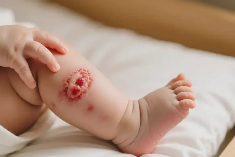 嬰兒小腿上長濕疹不管它會自己好嗎(圖3)