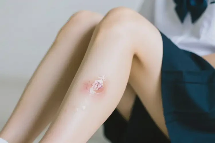 大學(xué)生小腿上偶爾長(zhǎng)濕疹不管它會(huì)自己痊愈嗎(圖2)