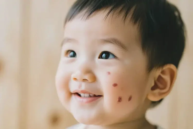 幼兒面部偶爾起濕疹能徹底自愈嗎(圖2)
