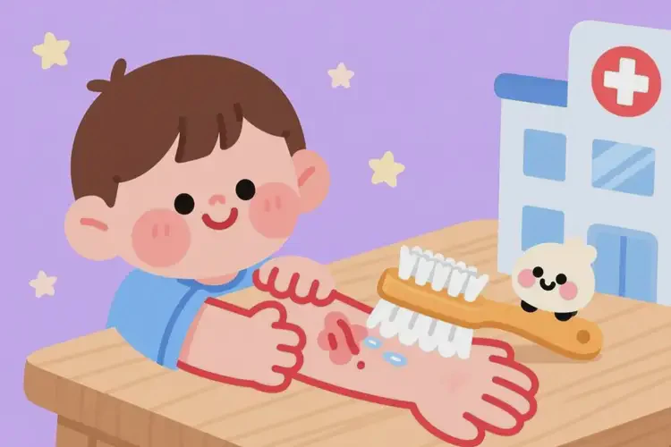 幼兒手臂上出濕疹能不能徹底自愈(圖1)