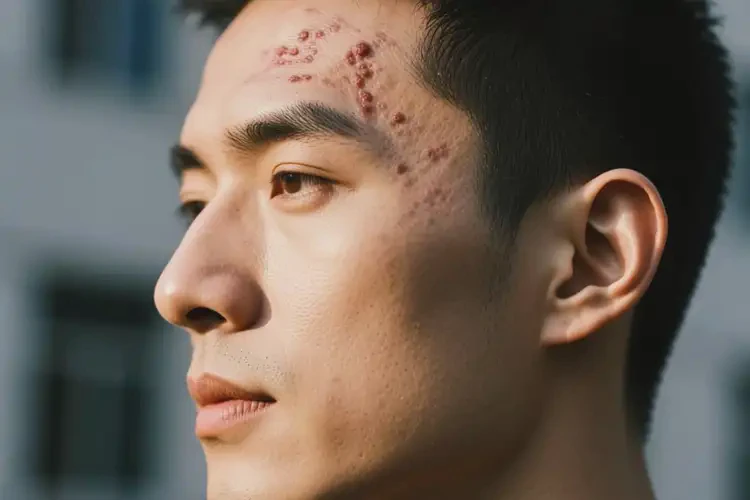 男性臉上出現(xiàn)濕疹不管它會(huì)自己痊愈嗎(圖3)