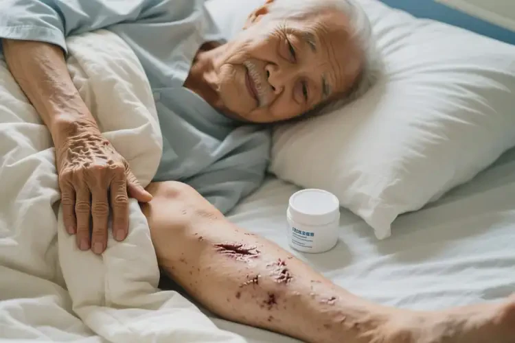 老人大腿出現(xiàn)濕疹能徹底自愈嗎(圖2)