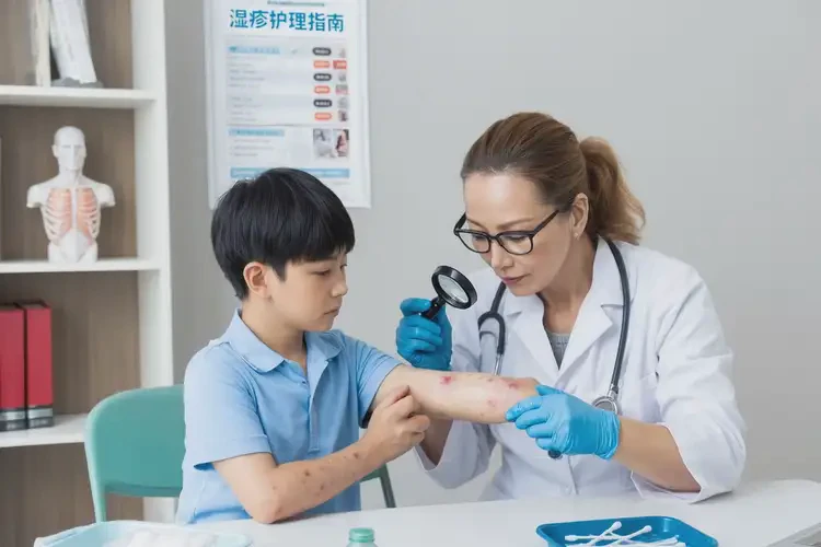 少兒手臂上經(jīng)常起濕疹可以徹底自愈嗎(圖2)