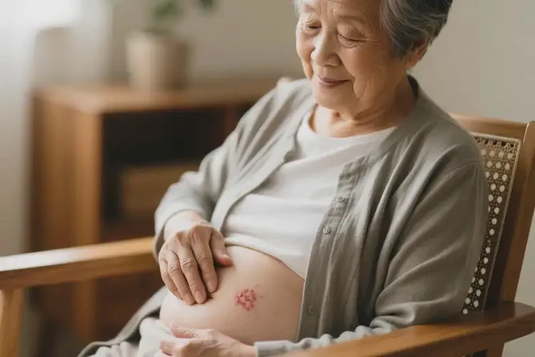 老人肚子起濕疹不管它會(huì)自己痊愈嗎(圖3)