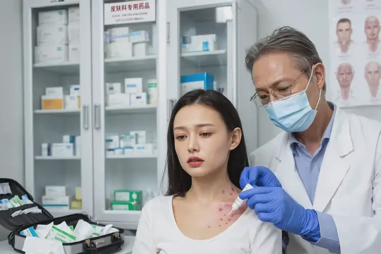 女人脖子上經(jīng)常起濕疹不管它會自己好嗎(圖3)