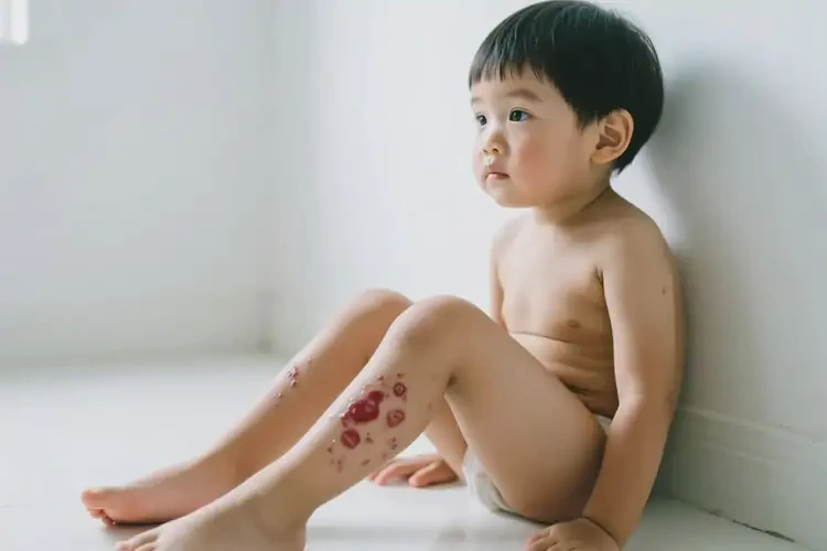 孩子小腿上有濕疹不管它會自己痊愈嗎(圖4)