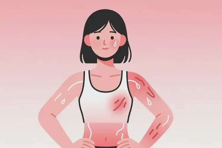 女生全身出現(xiàn)濕疹能靠自己自愈嗎(圖1)