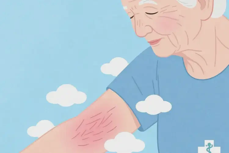 高齡老人手臂上偶爾起濕疹不管它會自己自愈嗎(圖2)