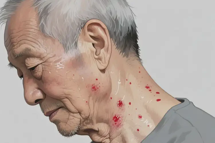 老年人脖子上經(jīng)常長濕疹可不可以徹底自愈(圖2)